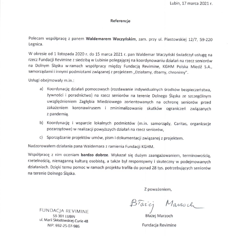 Błażej Marzoch KGHM